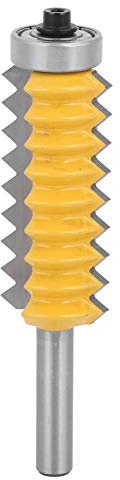 8 mm Schaft, Feder und Nut, 45 ° Zick-Zack-Tischler-Klebegelenk-Fräser, geeignet für CNC, automatische Oberfräsen, Tisch-montierte Oberfräse, Stockstärke (55 mm)