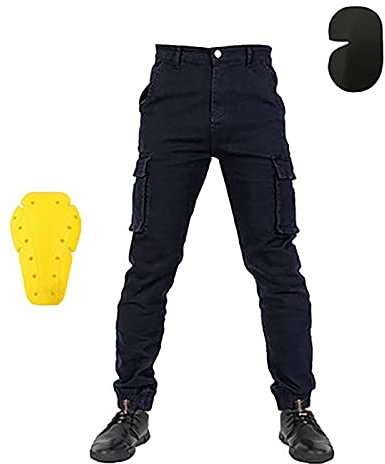 Pantalones Carreras Todoterreno Pantalones Montar Motocicleta 4 Almohadillas CE2 Extraíbles Protegen Rodillas Y La Entrepierna Con Equipo Protecciones Rodilleras Almohadillas Armadura De Cadera