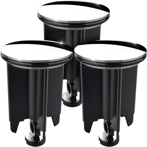 Universal Waschbeckenstöpsel 40 mm Chrom – Abflussstopfen aus Messing mit Gummi – Excenterstopfen höhenverstellbar – Rostfrei & Dicht – Für Waschbecken, Bad & Bidet – 3 Stück