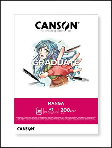 Canson Graduate Limmad Block Manga A3 30 ark Vanligt 200 g