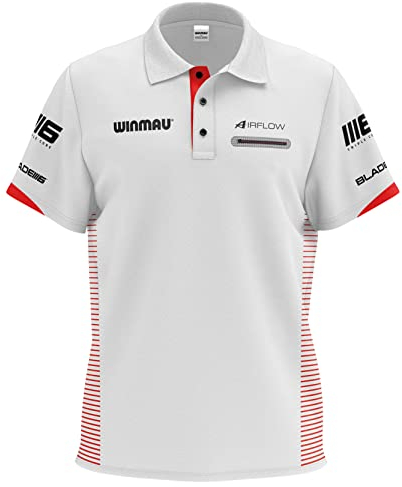 WINMAU Pro-Line Weiß Dart-Shirt - Mittel