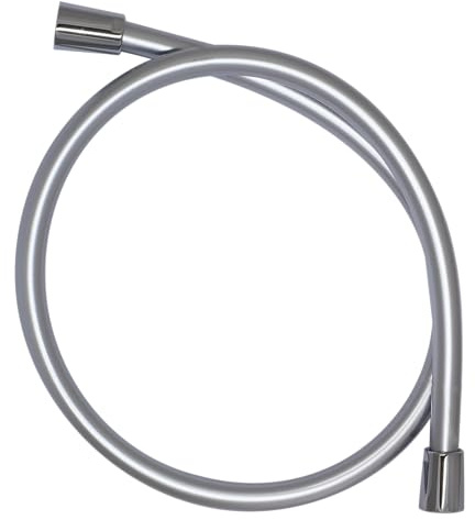 Qualitäts-Brauseschlauch Argento - 100 cm / 1 m Länge - 5 lagig mit Drehkonus - hochwertiges Chromdesign