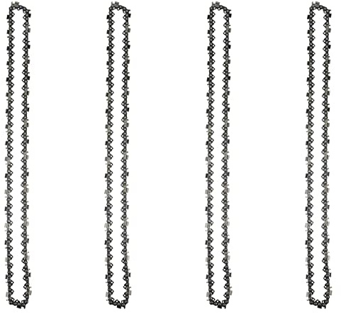Echwave 4 piezas de motosierra de 20 pulgadas, 76 eslabones de transmisión, de hoja de cadena de corte de 0.325 pulgadas, calibre 0.058 para cortar