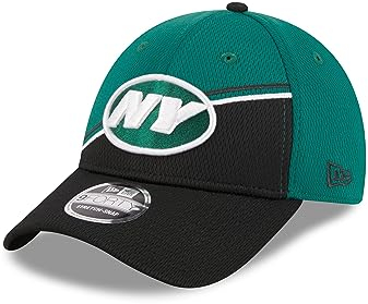 New Era New York Jets NFL 2023 Sideline Green Black 9Forty Stretch Snapback Cap - One-Size
