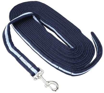 SPYMINNPOO Pferdetrainingsseil, 26,2 Fu? Pferde-Ausfallseil, Pferde-Ausfallseil, Polyester-Edelstahl-Pferdez¨¹Gel Zum Reiten