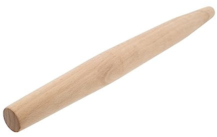 NAMOARLY Beech Wooden Tapered Rolling Pin for Cookie Pastry Breads Pizza Dough Fondant Crust Baking and Pastry Tools