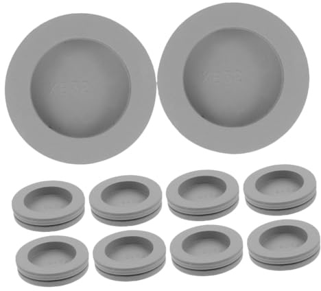 KONTONTY 10pcs Soft Rubber Drain for Air Conditioner Hose Stoppers Leakproof Design for Washing Machine Drain Versatile Use Homes and Offices