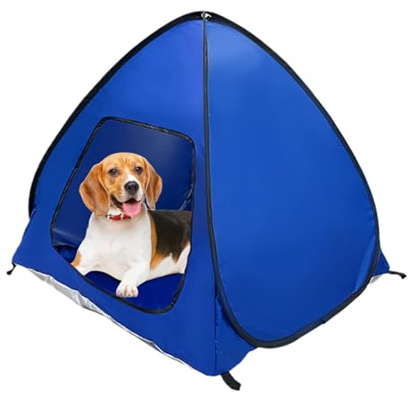 FmtwPhn Tienda de campaña para Gatos, Refugio Impermeable Plegable para Mascotas, Sombra para Perros y Gatos, Suministros Exteriores para Mascotas, Patio, jardín, Camping, Salidas de Picnic