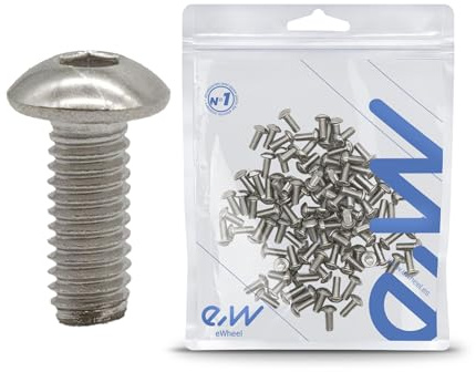eWheel Tornillo Tapa batería Speedway/Rockway/Crossover 100Pcs para Patinete eléctrico Accesorio Resistente para Mejorar la Seguridad Comodidad y Mantenimiento del Patinete eléctrico