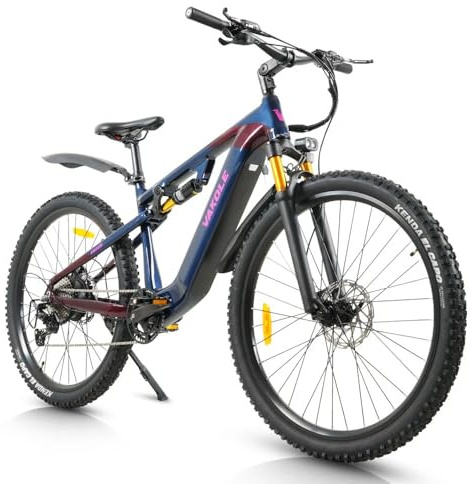 VAKOLE EMT29 E-Bike Herren 29 Zoll Mountainbike Vollfederung 48V 15Ah Akku