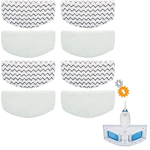 BonusLife - Almohadillas de mopa de Vapor para Bissell PowerFresh 1940 1806, Piezas de Repuesto, 8 Unidades