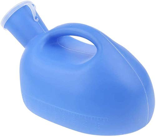 Urinflasche für Herren zur Aufbewahrung von Camping, Krankenhaus, Reisen, mit Deckel, geruchshemmend (2000 ml)