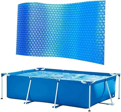 Yajimsa Pool Cover, Round/Rectangular, Heat Tarpaulin, Solar Tarpaulin, Solar Cover, Solar Film for Pool, Dust and Rainproof Pool Protection in the Ground, Whirlp-ool, Paddling Pool