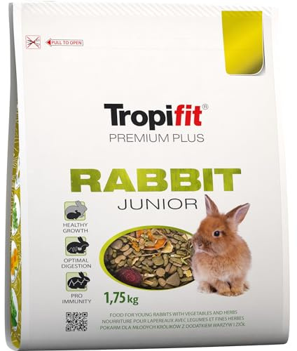 RABBIT JUNIOR PREMIUM PLUS 1,75kg - Mangime per conigli giovani con verdura ed erbe