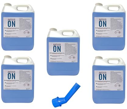 1L - 30L Premium Scheibenfrostschutz -35°C Ausgiesser inklusive Wischwasser Fertigmix Auto Scheibenwaschanlage (Scheibenfrostschutz, 5 x 5Liter)