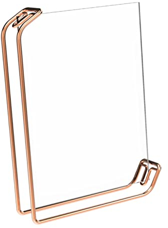Cabilock Bilderrahmen Im Retro-stil Aus Metall 20 3 X 25 4 Cm Acrylglas für Den Schreibtisch und Zum Aufstellen für Freunde und Familie