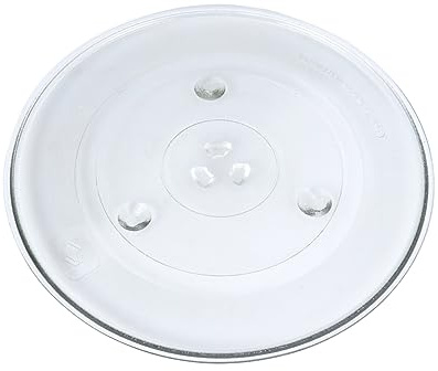 ABOOFAN Kompatibler Drehteller aus Glas für Mikrowelle Weiße Mikrowellen Glasplatte Installieren und Bruchsicher für Hausmikrowellen