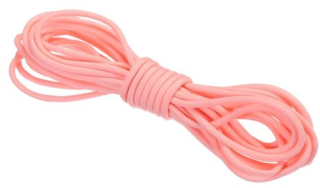 PATIKIL 20 Feet Glow in The Dark Paracord, 4mm Camping Paracord Rope 9-Strand Type 550lb Nano Cord Paracord for Camping Tent Tarp Hiking, Pink