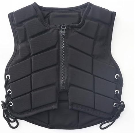 AMZBNEIDI Pferdesportler Schutzweste, Weste Reitweste Unisex for Erwachsene, gepolsterte Reitrüstung, Sicherheits-Reitausrüstung, Körperschutz for den Reitsport, for Herren und Damen(XS)