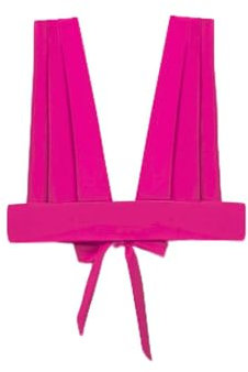 Kalk - Top Bikini Hanan Fucsia con Diseño Favorecedor para Mujer Talla SM