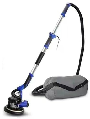 YQVEOT Ponceuse Murale pour cloisons sèches, 1380W Ajuster la Vitesse Ponceuse à cloison sèche Mur Polissage meulage Double lumière LED Mur Mastic polisseuse Machine