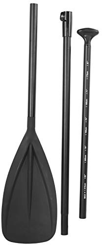Verstellbares Kajak-Paddelbrett, Kanu-Paddel, Teleskop-Paddel aus Aluminiumlegierung für Kajakfahren, Kanufahren, Stand-Up-Paddeln, leichtes, langlebiges Nylon-Kunststoffblatt,