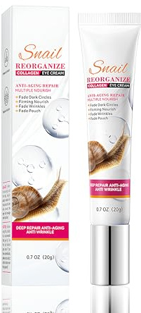 20ml Crème Hydratante pour les yeux, Anti-rides Creme Contour des Yeux, Lisse Rides & Ridules, Anti Cerne et Poche pour Hommes et Femmes - C