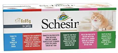 Schesir Natural Jelly Multipack Nourriture Humide pour Chat 510 g