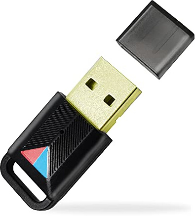 GINTOOYUN USB Bluetooth 5.0 Adapter Low-latency Bluetooth Transmitter Specially Designed for Games Suitable for PS4 PS5 Windows PC Computer Headphone Speaker Printer