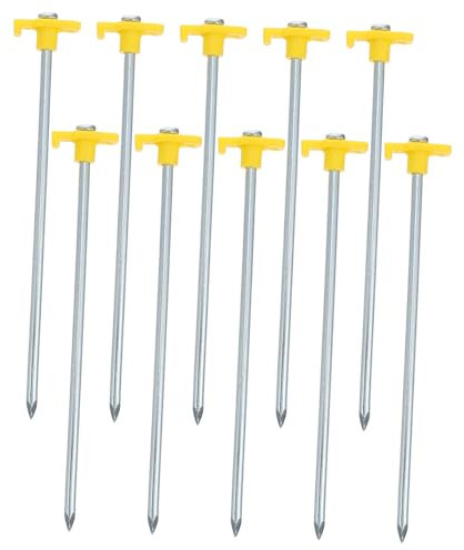 Garneck 10 Stück Verlängerte Bodennägel Aus Edelstahl Zeltpflöcke Für Camping Und Garten Heringe Mit Scharfer Spitze Windbeständig