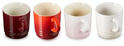 LE CREUSET Set of 4 Cappuccino Mugs 200ml, Petits Fours Collection, 79113207969030