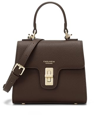 Carlheim, Gotland Genuine Leather collection, Chloe Genuine Leather Handbag (Brown)