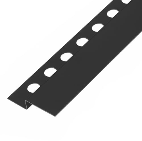 Rea Duschwannen-Frontleiste 120Cm Black, Für bodengleiche Duschen - 120X1,2X5,2CM