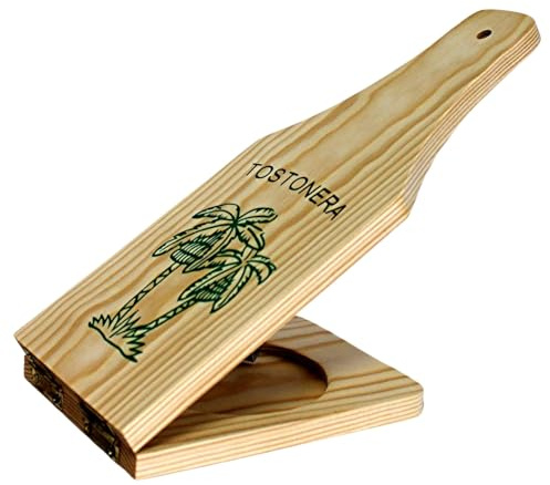Wooden Tostonera Plantain Press – Extra Large 15 x 4 Heavy-Duty Wood for Tostones, Patacones & Fried Plantains
