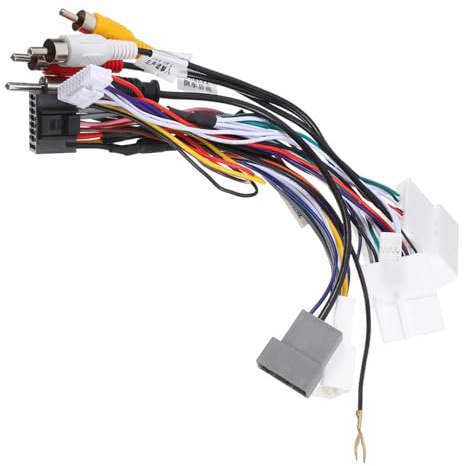 NUOBESTY Cablaggio Autoradio Adattatore Per Cablaggio Radio Per Auto Alimentazione Stabile Compatibile Dispositivi Di Navigazione a Schermo Grande Installazione Plug-and-play Per Uso Automobilistico