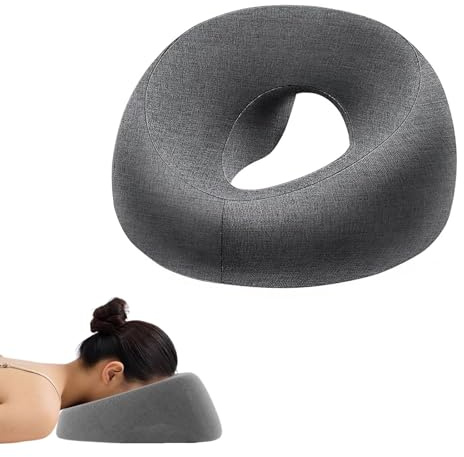 MYLERCT Reposacabezas de Mesa de Masaje, Espuma Viscoelástica Almohada de Masaje Boca Abajo, Almohada para Dormir Boca Abajo con Orificios Ventilación, para Salones Belleza, Oficinas, Escuelas
