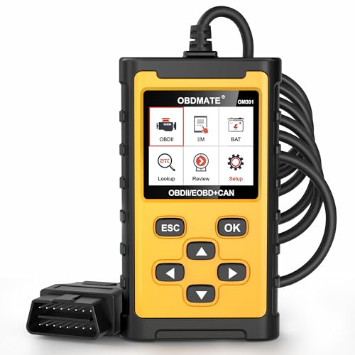 Car Scanner, Read&Clear Codes| Wireless Printing| Battery Voltage Test| Graphic Live Data, 2025 Upgraded Check Engine Code Reader OBDII Diagnostic Tool Unviersal for 99% Cars from 1996