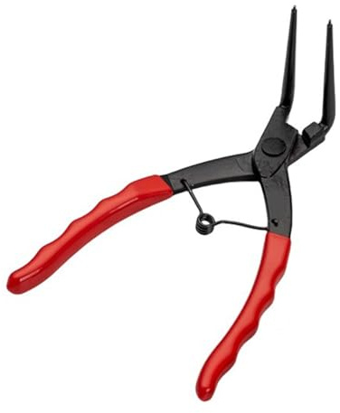 Ring Pliers Long Nose Circlip Motorcycle Removal Tool High Carbon Steel Construction Ridge Tool Fit Trapped Areas