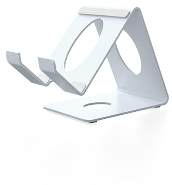 XBERSTAR Handheld Console Stand for ASUS ROG Ally X/for Switch 2/for Legion Go/for Steam Deck Handheld Game Console Desktop Stand Holder Mount (White)