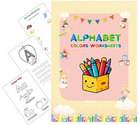 Spårböcker - Återanvändbara alfabetinlärningsböcker | Utbildning Preschool Activities for Classroom School Home Travel | Fine Motor Skills Bildbok för barn i åldrarna 2–5