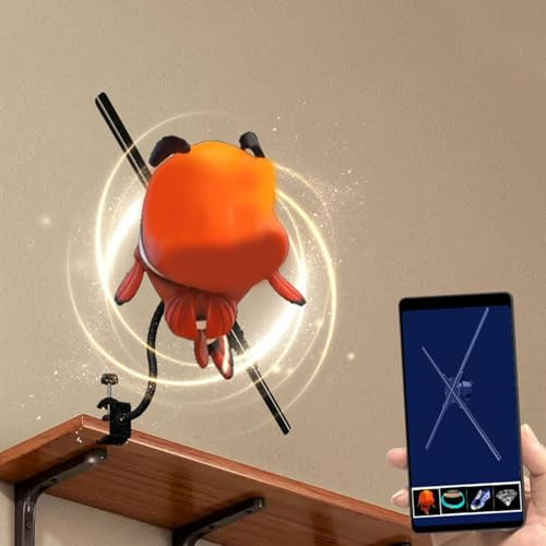 VBESTLIFE Ventilador de Proyector Holográfico 3D, 42 Cm, 224 LED, Resolución 2000x224, Control de Aplicación Móvil para PC WiFi, para Exhibición Publicitaria de Barra de Fiesta en Tienda (Enchufe de