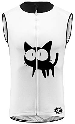 UGLY FROG Herren Frühling Ärmelloses Männer die Jersey Triathlon Vest Fahrradbekleidung Winter Thermal Warm Rennrad Radweste Besondere Designs