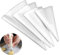 Queta 4 unidades de mangas pasteleras reutilizables extra grandes/grandes/medianas/profesionales pequeños soportes de enchufe para glaseado y decoración de pasteles, pastelería azúcar fondant