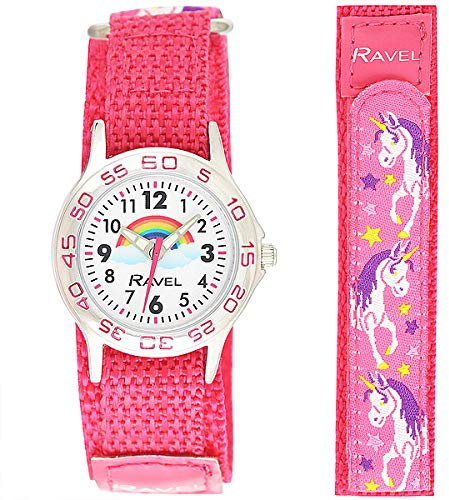 Ravel - Montre Licorne pour Enfants avec Bracelet Facile à Attacher - Quartz analogique - R1507.60