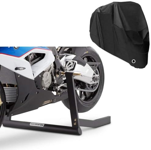 Motorrad Montageständer Set Center Pro + Abdeckplane XL ConStands S-F1