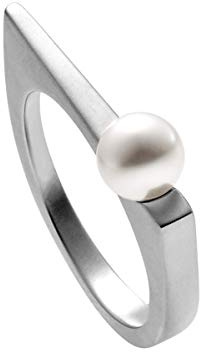 Heideman Ring Damen Margarita Edelstahl mit Perle | Schöne Geschenkidee für Frauen zum Geburtstag oder Muttertag, hautfreundlich, elegant und alltagstauglich kombinierbar
