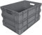Viso Bac de rangement polypropylène gerbable norme Europe - 70L - charge maxi 50Kg 400x600x400
