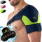 Tutore Spalla con Borsa Ghiaccio Gel Caldo/Freddo - Supporto Cuffia dei Rotatori per Dolore, Lussazione, Tendinite Uomo e Donna - Fascia Compressione Neoprene Spalla per Braccio Destro e Sinistro