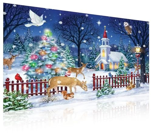 DANXIAN Diamond Painting, 5D Diamant Painting Bilder mit Diamond Painting Zubehör DIY Diamant Malerei Full Set für Wohnzimmer Schlafzimmer Büro Wand Und Eingang Dekoration