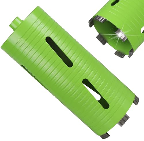 BETTERI 4 1/2 Inch Dry Core Drill Bit, 10 Drilling Depth, 5/8-11 Threaded Core Bits for Concrete, Laser Welded Diamond Core Bit for Masonry Reinforced Concrete Brick